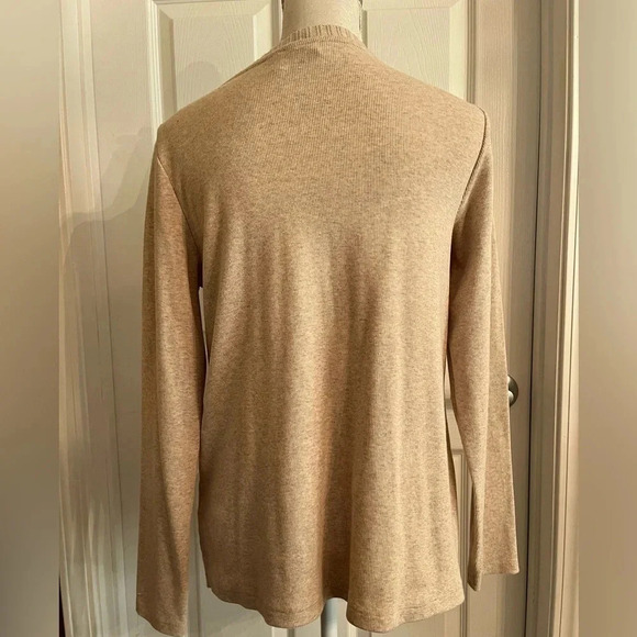 Rafaella Tan Asymmetrical Sweater Women’s Size Small Petite‎ - Picture 5 of 11